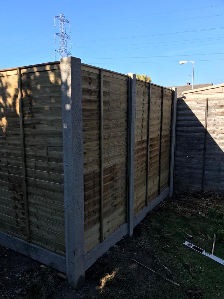 New garden fencing in bristol